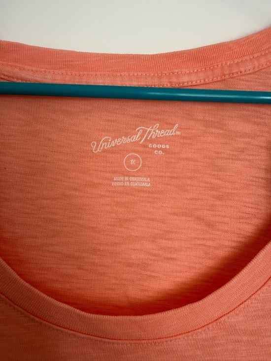 Universal Thread Coral Scoop Neck T-Shirt Dress - Picture 2 of 5